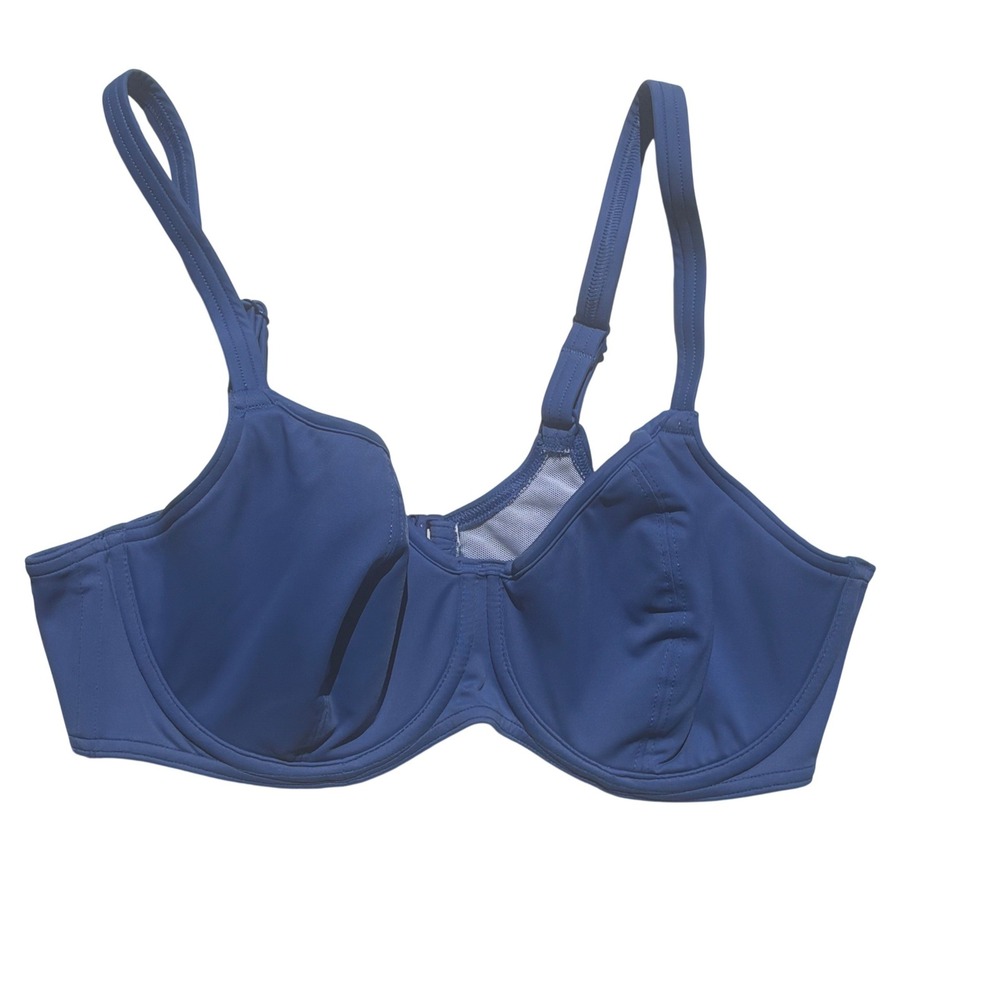 Freya Jewel Cove Blue Underwire Bikini Top 34DD NEW